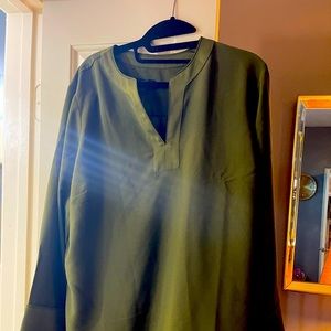 XXL olive green J Crew top